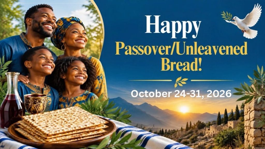 Happy Passover Unleavened Bread